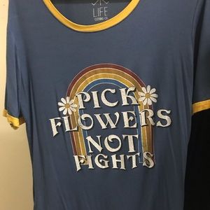 Life Clothing Company blue tshirt